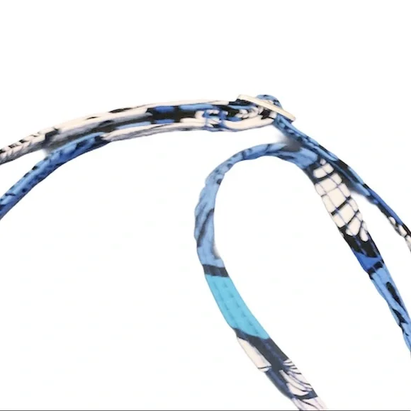 Y2K Vera Bradley Frannie Blue Bayou Small Crossbody Purse - Picture 4 of 8